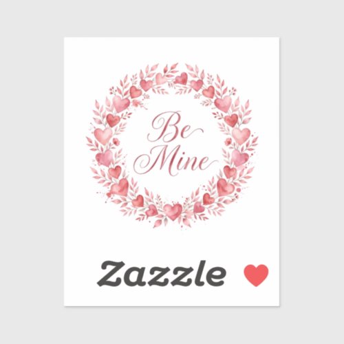 Love You More Roses Sticker