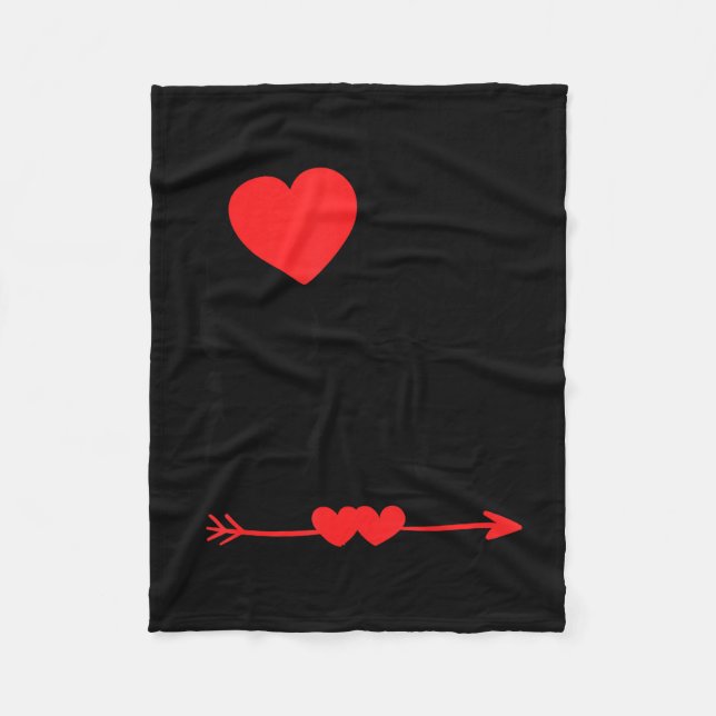 Love You More Shirt,his And Her Valentines Day Shi Fleece Blanket (Front)