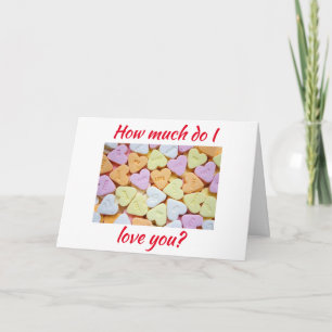 LOVE YOU ***MORE THAN CANDY*** BIRTHDAY CARD