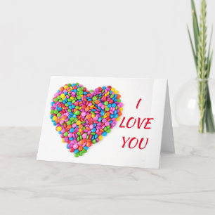 LOVE YOU ***MORE THAN CANDY*** BIRTHDAY CARD