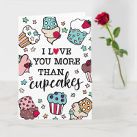 Love You More Than Cupcakes Valentine's Day