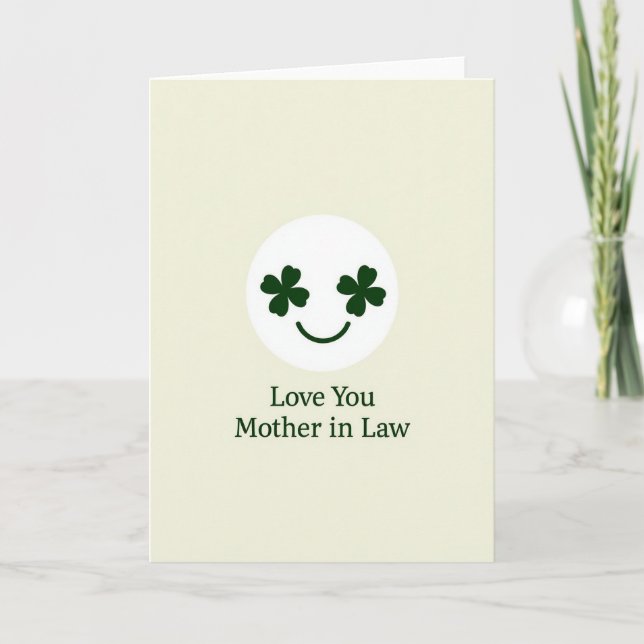 Love You Mother In Law Card (Front)