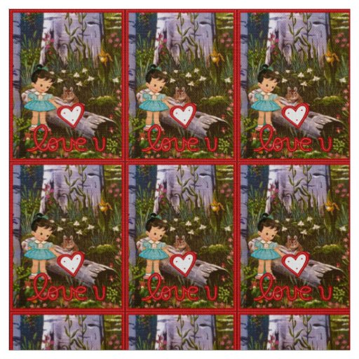 Love You Mr. Chippy! Fabric