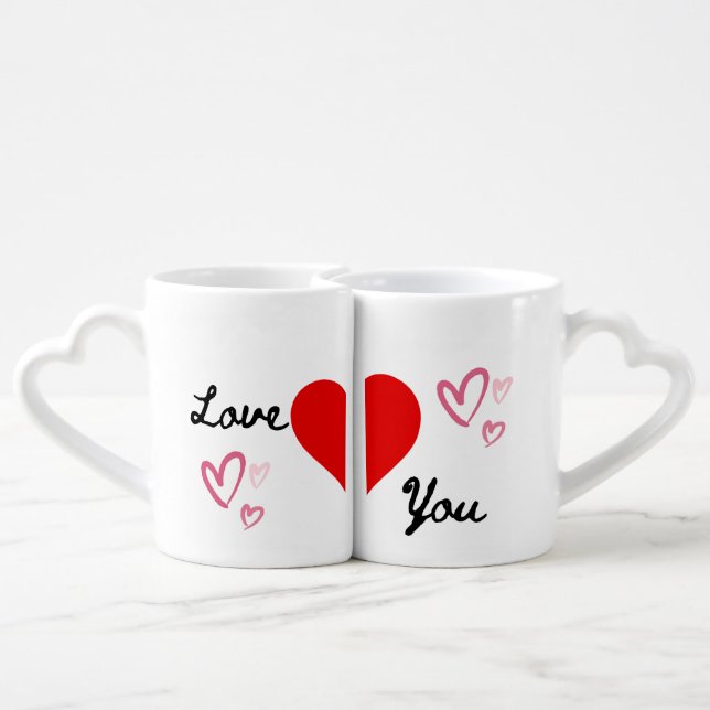 Love You Mug Design (Back Nesting)