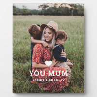 Love You Mum Mother's Day Family Photo Keepsake