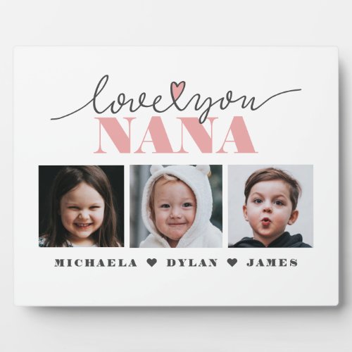 Love You NanaGrandmaOther 3_Photo Tabletop Plaque