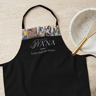Love You Nana Keepsake Grandkids Photo Collage Apron
