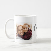 Love you Nonna Hearts Custom Two Photo Coffee Mug (Left)
