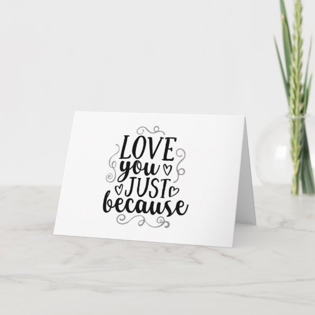 LOVE YOU NOW, LOVE YOU ALWAYS-LOVE CARD (Front)