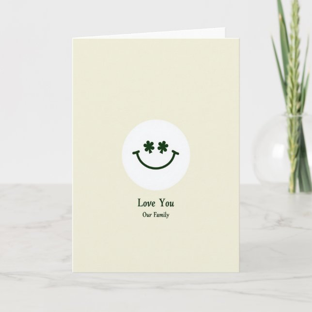 Love You Our Family Card (Front)