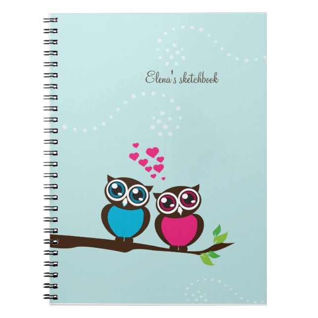 Love you owlways Notebook (Front)