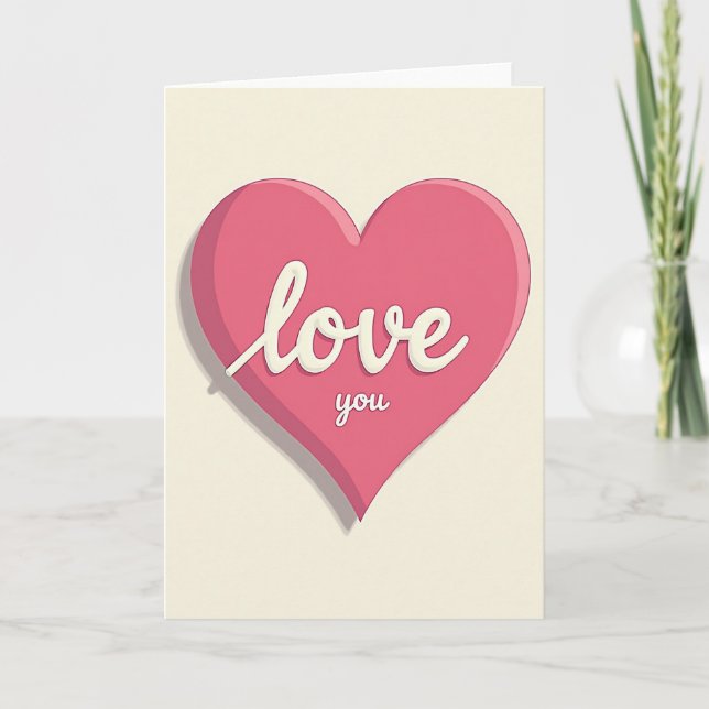 Love You Partner Card (Front)
