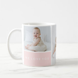 Love You Photo Collage Coffee Mug
