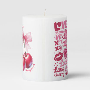 LOVE YOU PILLAR CANDLE