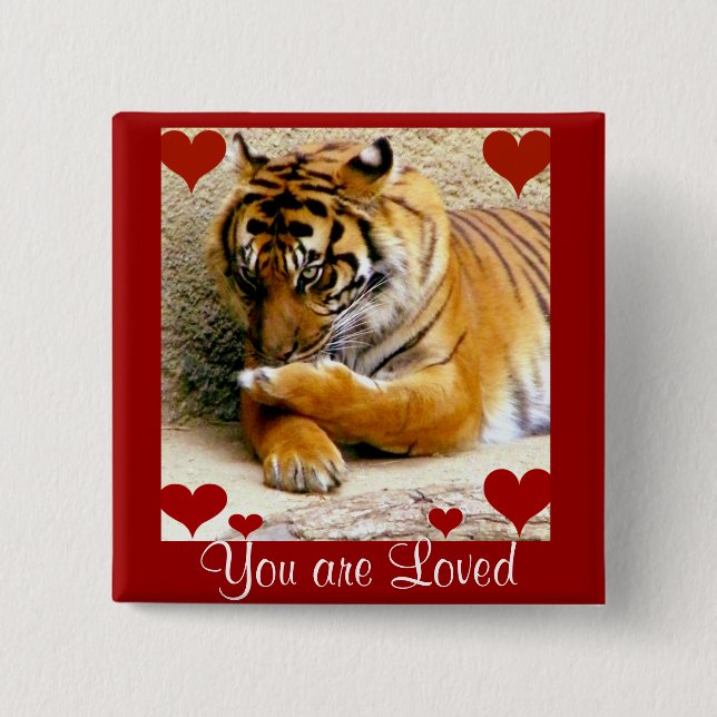Love You_ Pinback Button (Front)