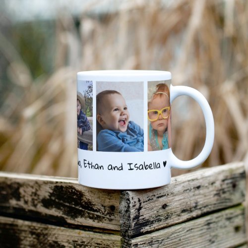 Love You Pop Happy Fathers Day 2023 5 Photo Coffee Mug