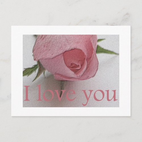 Love you rose card