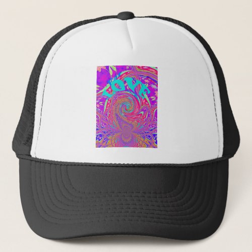 Love You save the date Graphic Text Art Design lov Trucker Hat