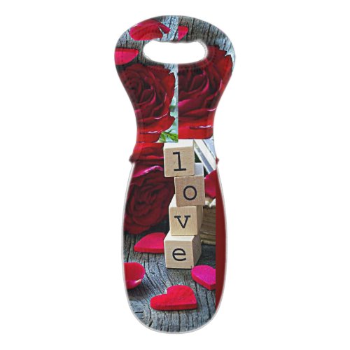 LOVE YOU_SCRABBLEROSES WINE TOTE