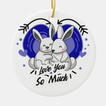 Love You So Much Valentine's day Gift Him Her