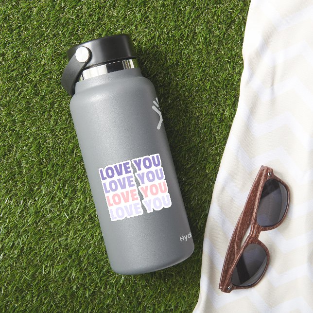 Love you sticker (HydroFlask Insitu)