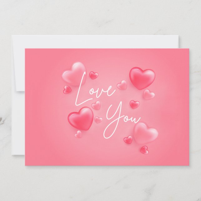 Love You Sweetheart Card (Front)