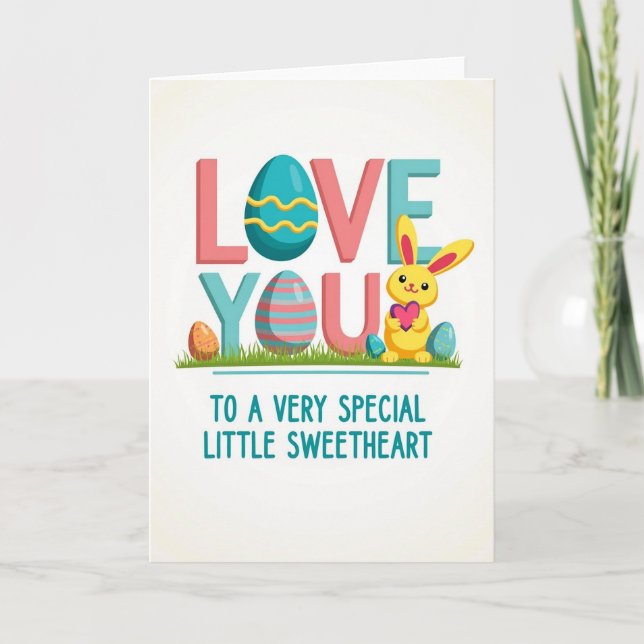 Love You Sweetheart Special Card (Front)