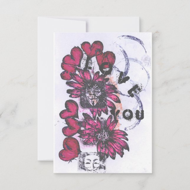 Love you thank you card (Front)