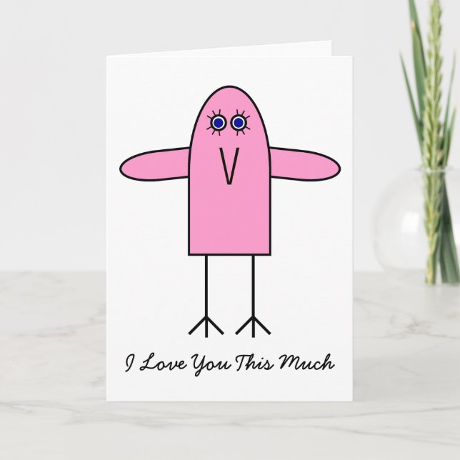 Love You This Much Holiday Card (Front)