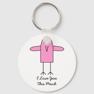 Love You This Much Keychain