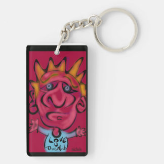 love you this much keychain