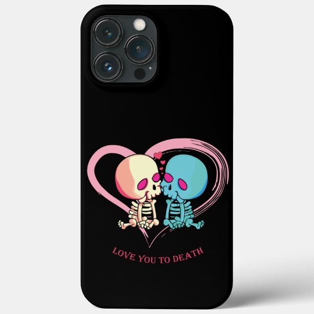 Love You to Death for Valentines Day.  Case-Mate iPhone Case (Back)