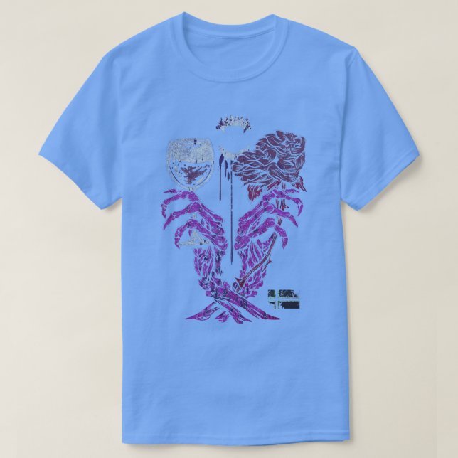 LOVE YOU TO DEATH VIOLET T-Shirt (Design Front)