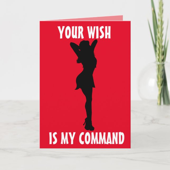  LOVE YOU TO HUSBAND HIM NAUGHTY CARDS (Front)