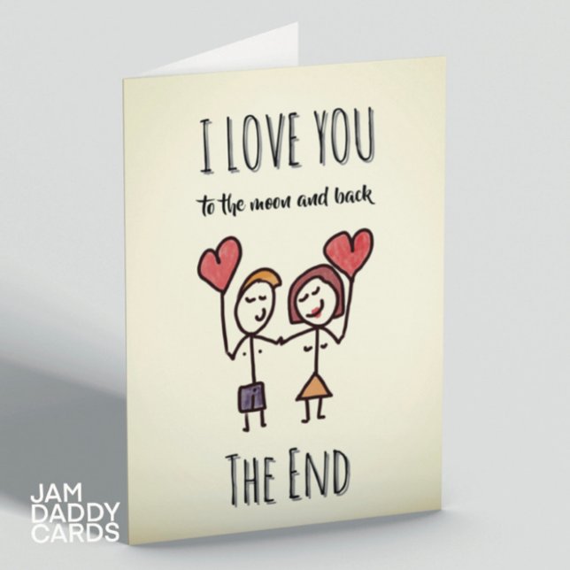 Love You To The Moon And Back Card (Creator Uploaded)