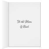 Love you to the Moon and Back Card (Inside (Right))