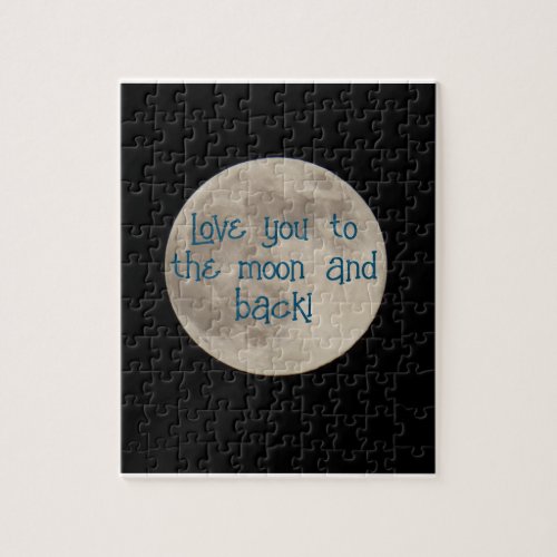 Love you to the moon and back Kids Puzzle