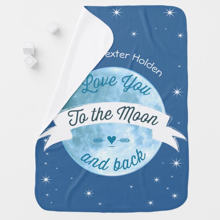 Wallpaper Love You To The Moon And Back Lil Man Baby Boy Baby Blanket For iPhone