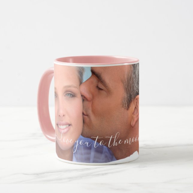 Love You To The Moon and Back Photo Mug (Front Left)