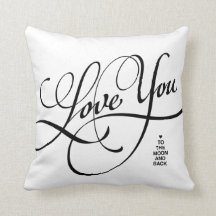 LOVE YOU TO THE MOON AND BACK | PILLOW