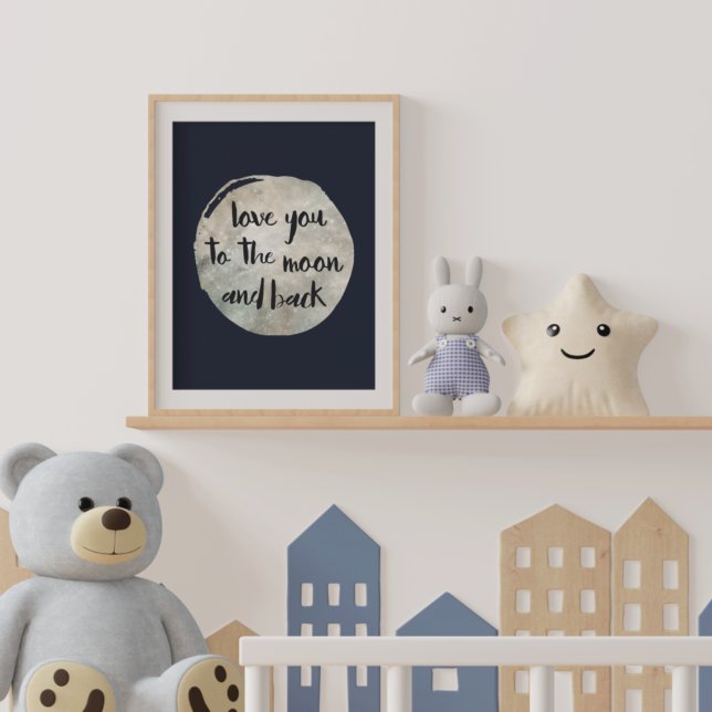 Love You to the Moon and Back Poster (Creator Uploaded)