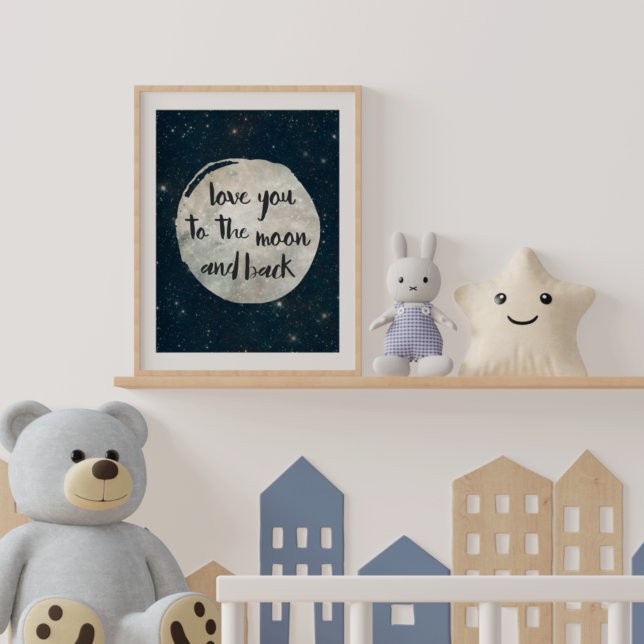 Love You to the Moon and Back Poster (Creator Uploaded)
