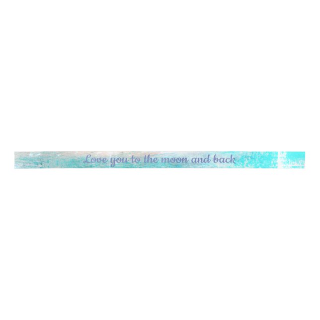 Love you to the moon and back ribbon (Front)