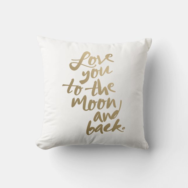 LOVE YOU TO THE MOON AND BACK | THROW PILLOW (Front)