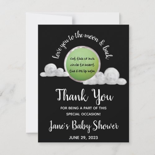 Love you to the MoonBaby Shower EOS Balm Favor