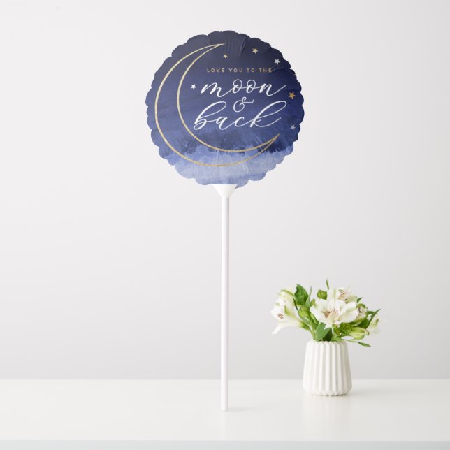 Love you to the Moon & Back Balloon (In SItu)