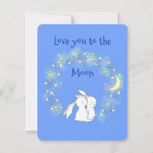 Love you to the moon bunnies
