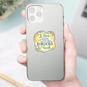 Love you to the Moon Kids Inspirivity Sticker