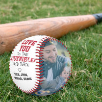 Love you to the Outfield and Back Father's Day Baseball