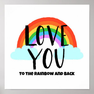 Love You to the Rainbow and Back Poster